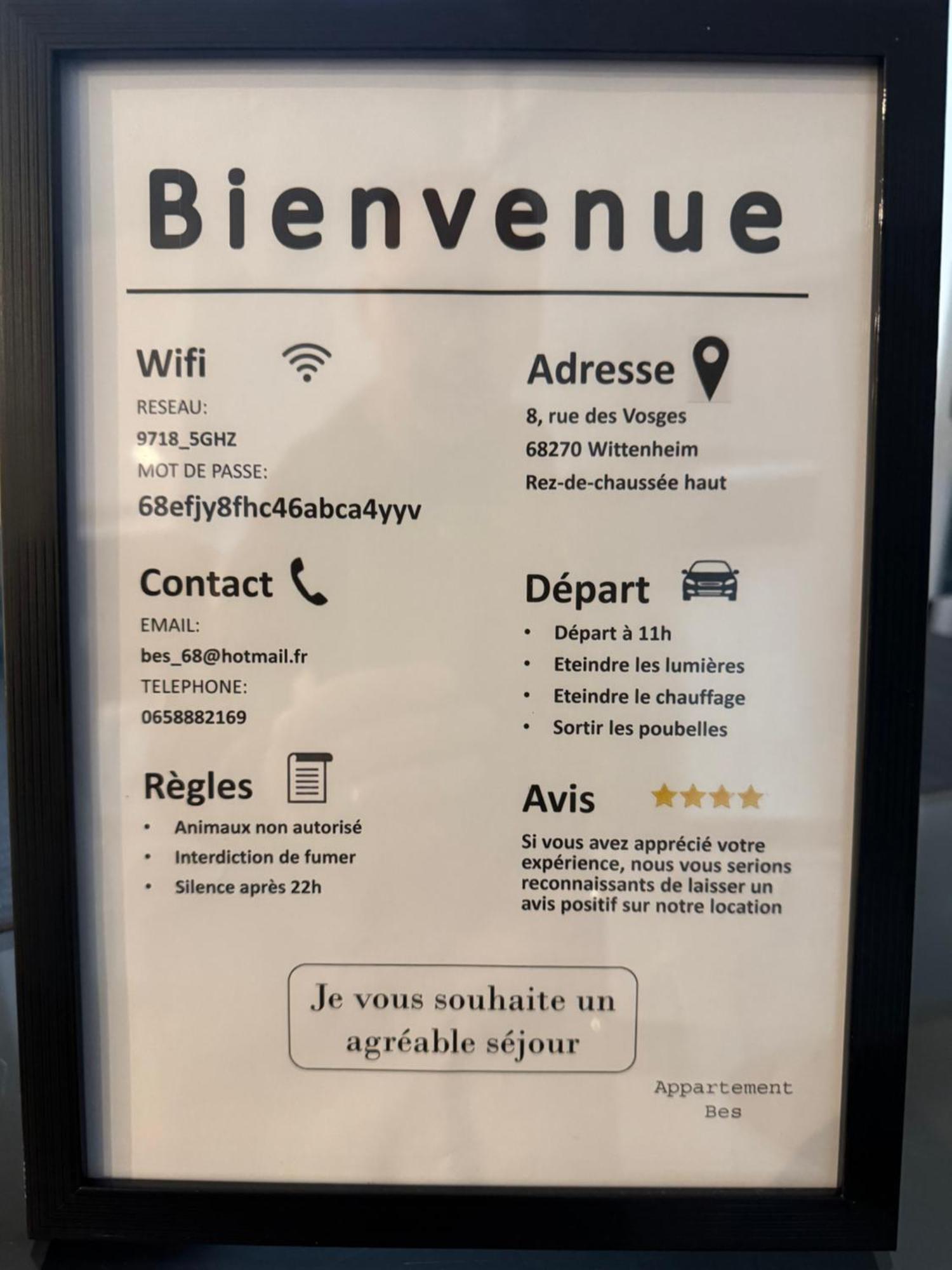 Appartement Bes,, Chaleureux Et Confortable Avec Entree Independante Виттенайм Экстерьер фото